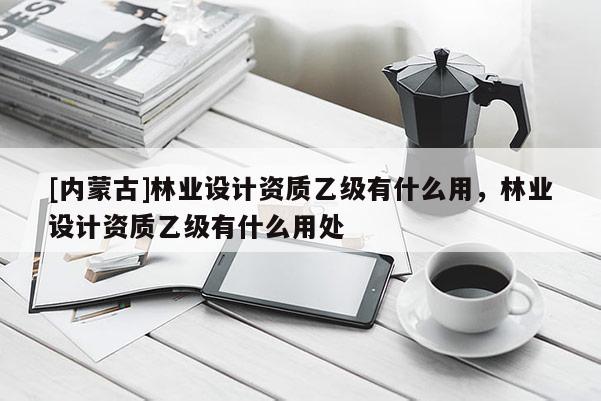 [內蒙古]林業設計資質乙級有什么用，林業設計資質乙級有什么用處