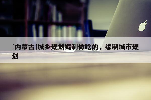 [內蒙古]城鄉規劃編制做啥的，編制城市規劃