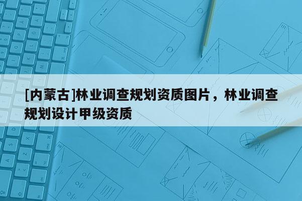[內蒙古]林業調查規劃資質圖片，林業調查規劃設計甲級資質