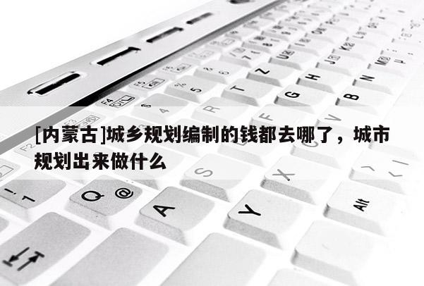 [內蒙古]城鄉規劃編制的錢都去哪了，城市規劃出來做什么
