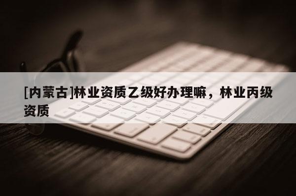 [內蒙古]林業資質乙級好辦理嘛，林業丙級資質