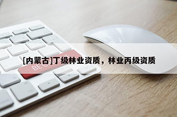 [內蒙古]丁級林業資質，林業丙級資質