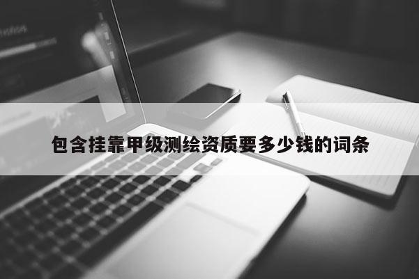 包含掛靠甲級測繪資質要多少錢的詞條