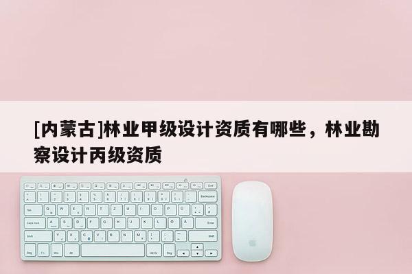 [內蒙古]林業甲級設計資質有哪些，林業勘察設計丙級資質