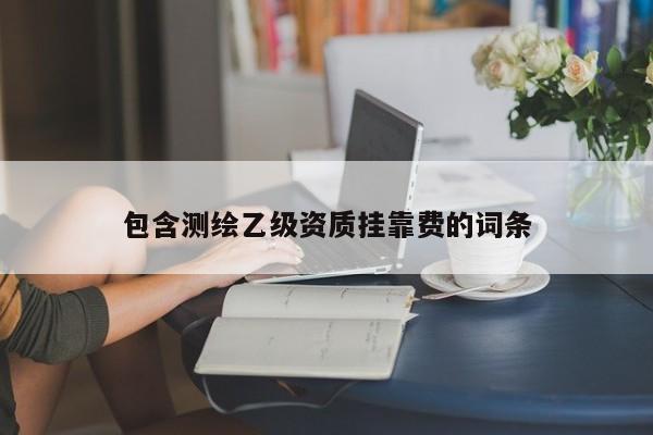 包含測繪乙級資質(zhì)掛靠費(fèi)的詞條