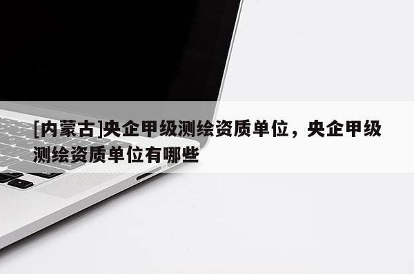[內(nèi)蒙古]央企甲級測繪資質(zhì)單位，央企甲級測繪資質(zhì)單位有哪些