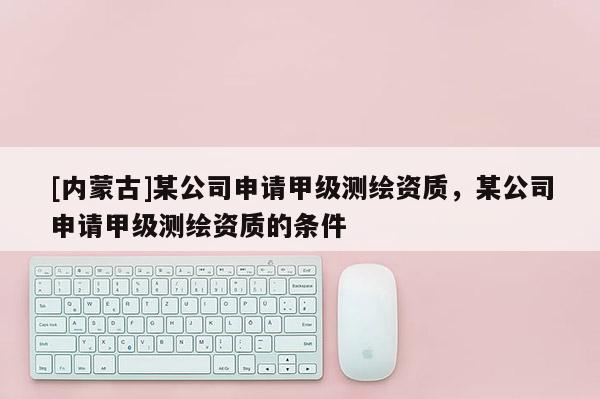 [內(nèi)蒙古]某公司申請(qǐng)甲級(jí)測繪資質(zhì)，某公司申請(qǐng)甲級(jí)測繪資質(zhì)的條件