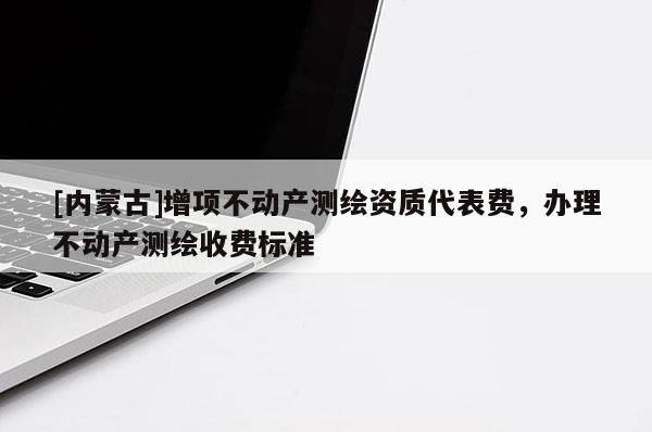 [內蒙古]增項不動產測繪資質代表費，辦理不動產測繪收費標準